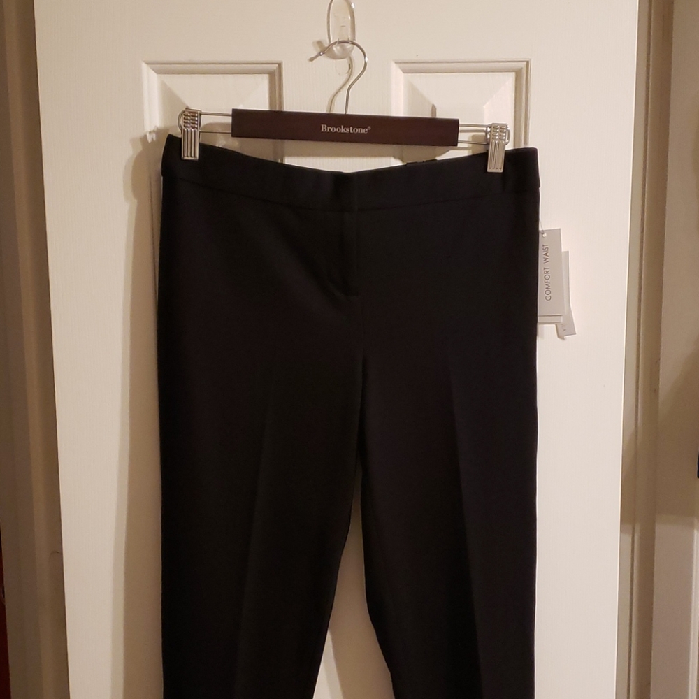 Black ankle crop pants new with tags